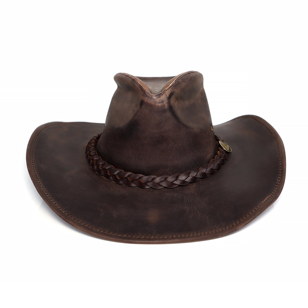 The Ridgeway – Braided Band Leather Cowboy Hat