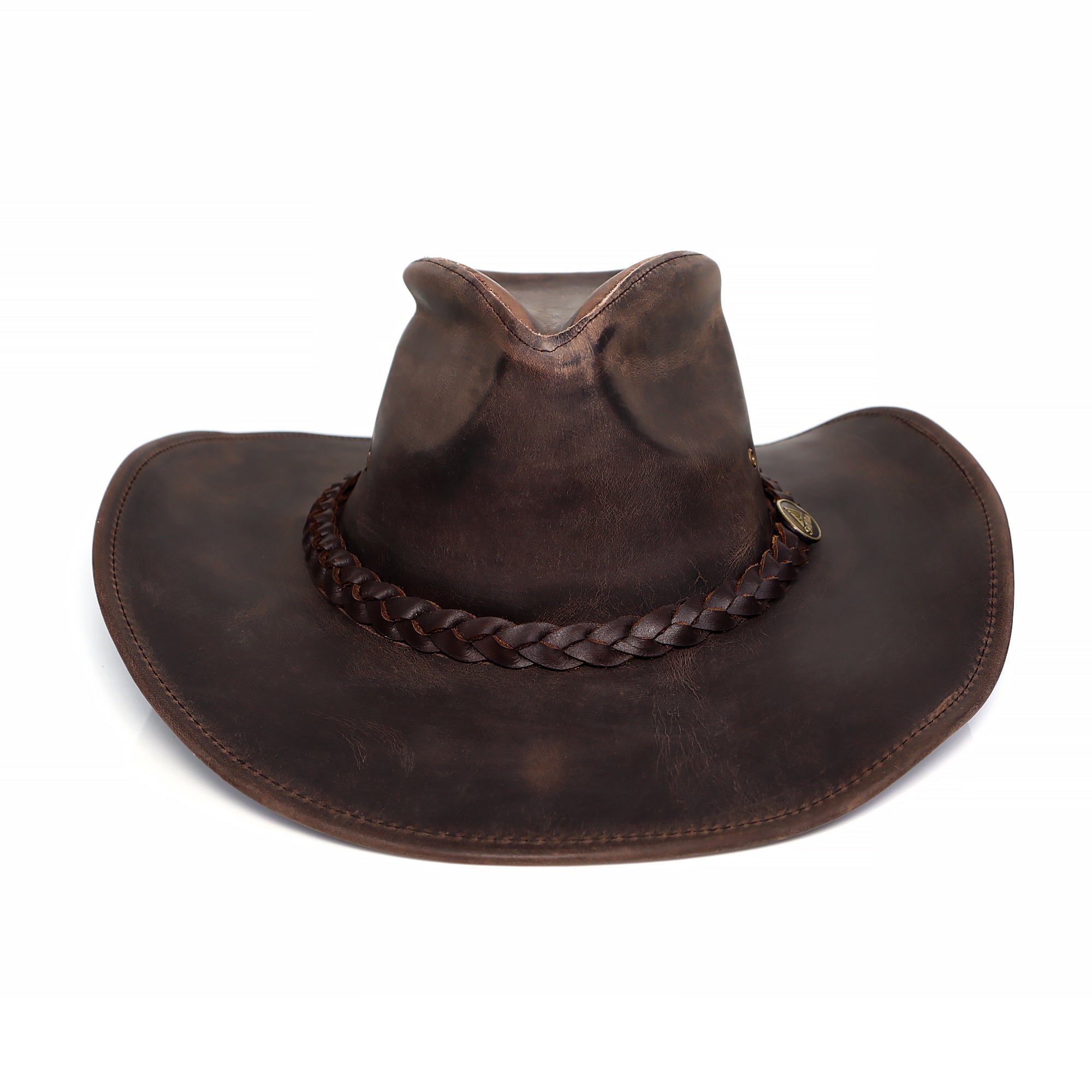 The Ridgeway – Braided Band Leather Cowboy Hat
