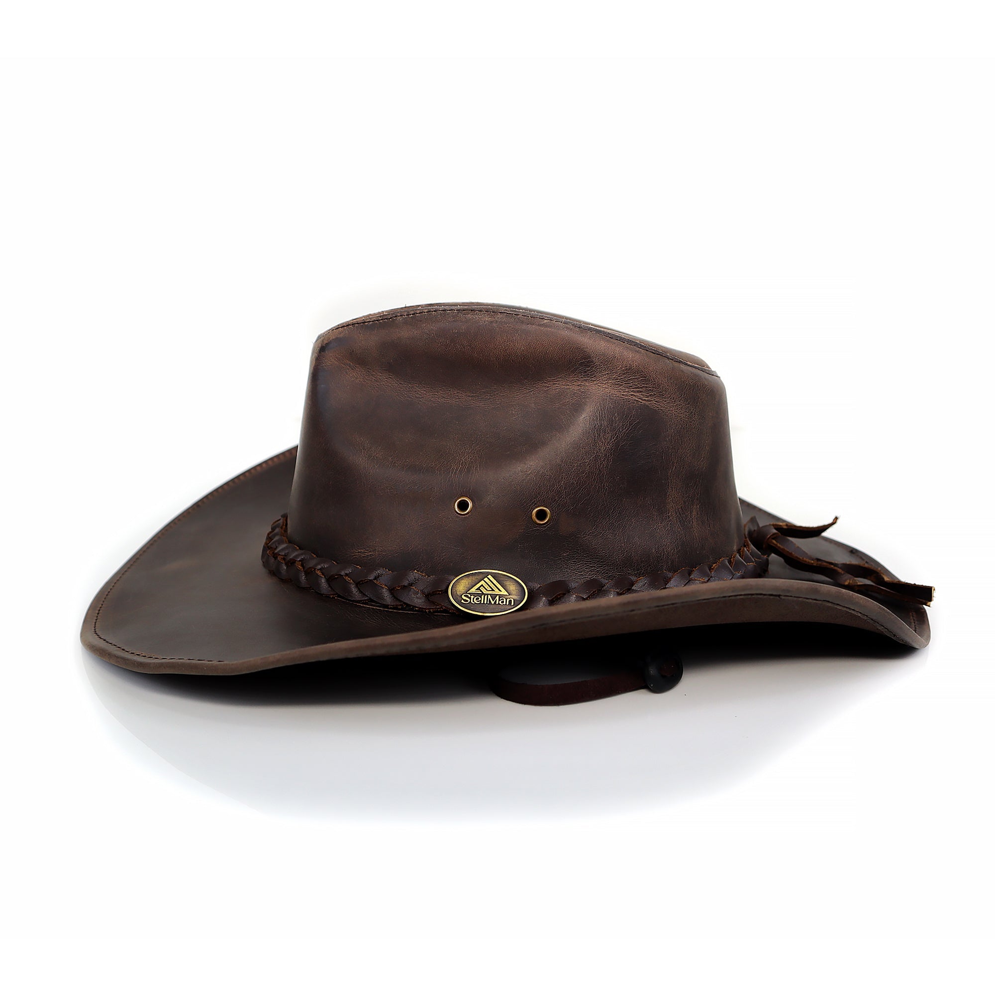 The Ridgeway – Braided Band Leather Cowboy Hat