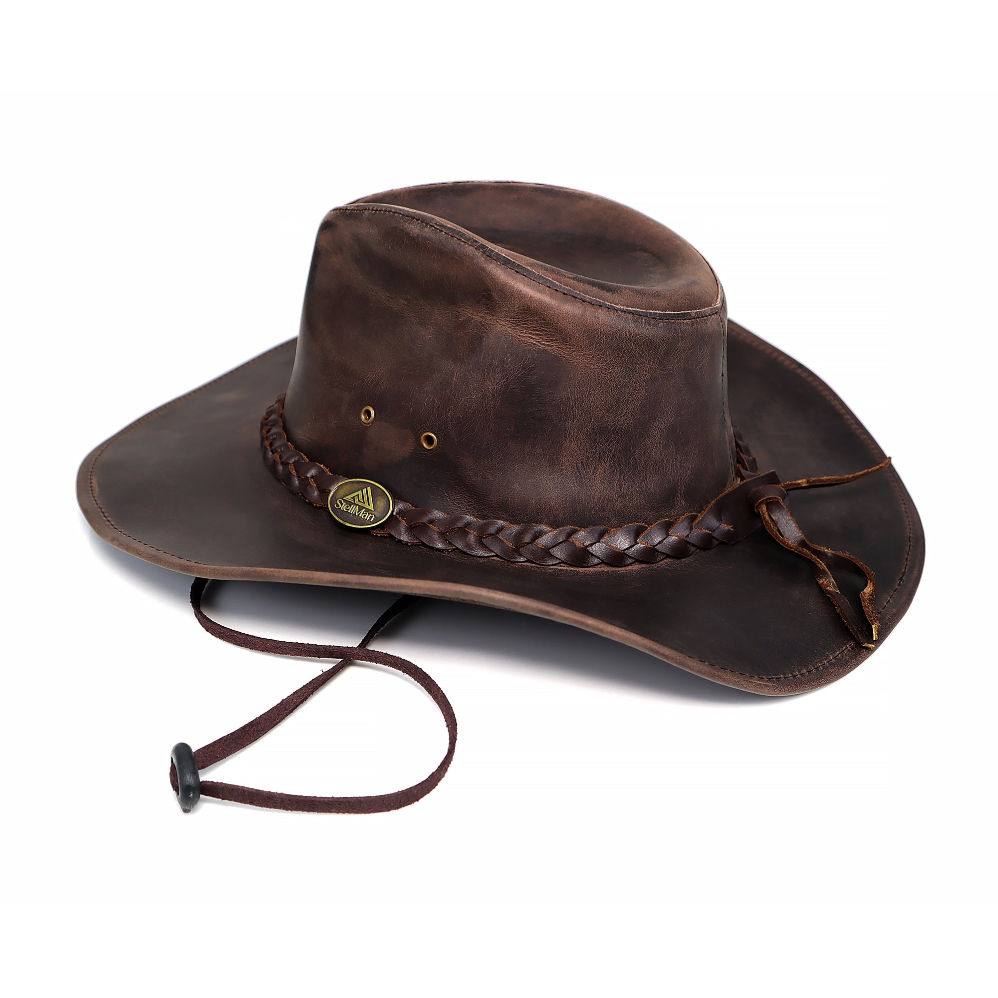 The Ridgeway – Braided Band Leather Cowboy Hat