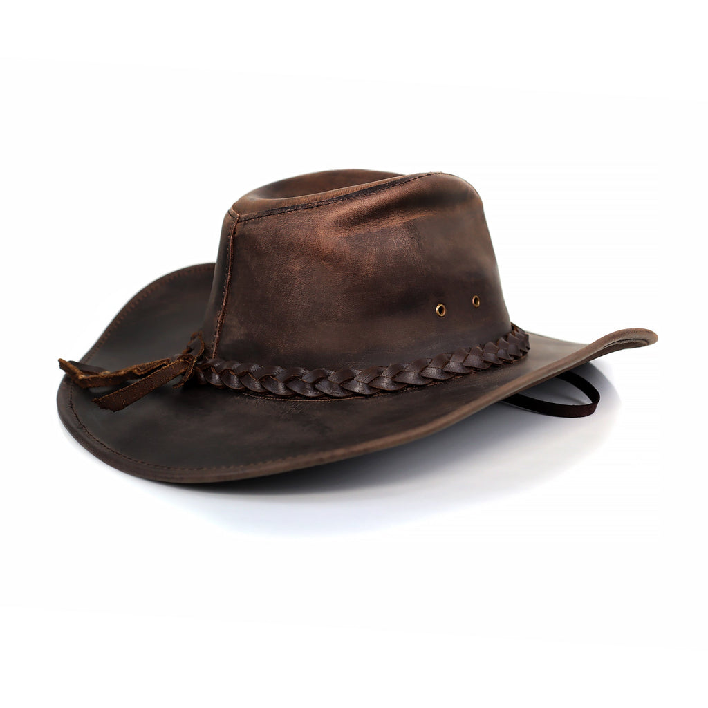 The Ridgeway – Braided Band Leather Cowboy Hat