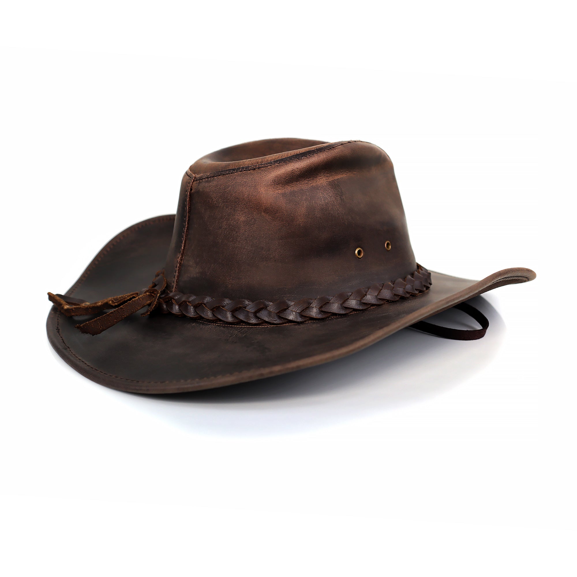 The Ridgeway – Braided Band Leather Cowboy Hat