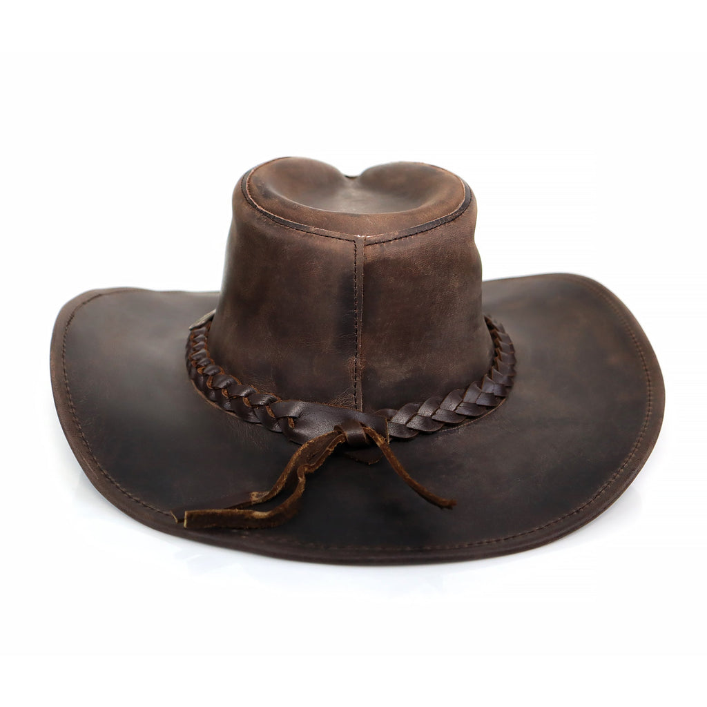 The Ridgeway – Braided Band Leather Cowboy Hat