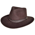 The Colton – Chocolate Brown Wool Felt Cowboy Hat