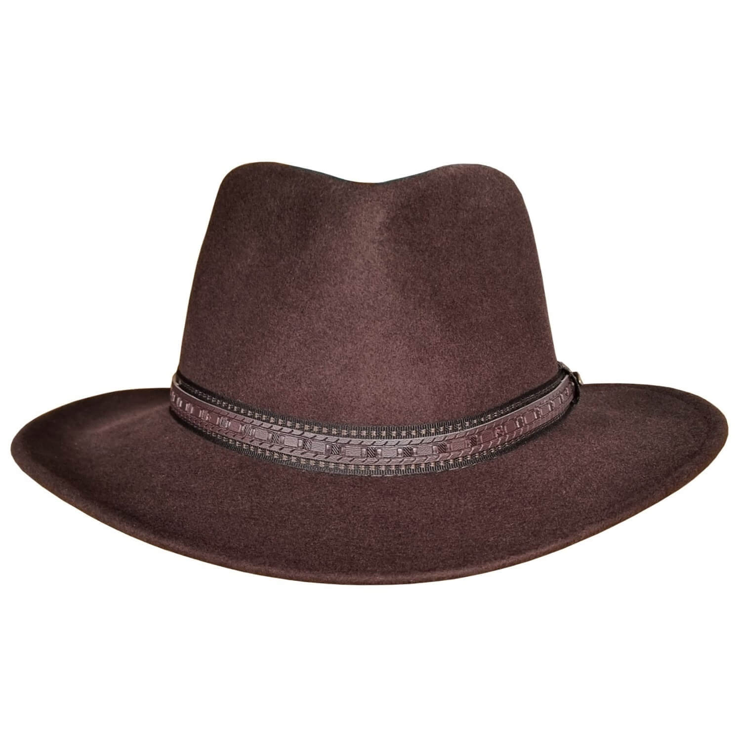 The Colton – Chocolate Brown Wool Felt Cowboy Hat