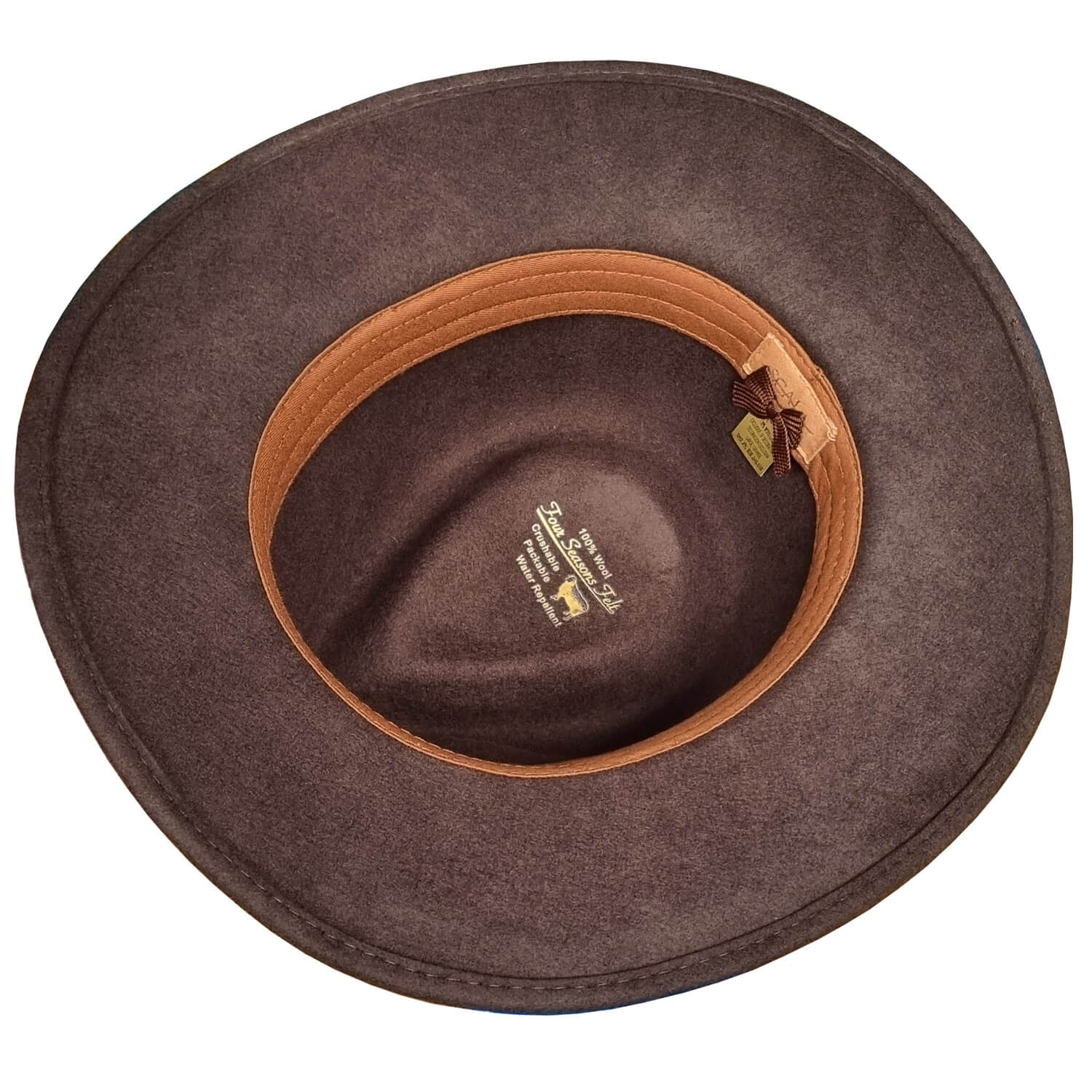 The Colton – Chocolate Brown Wool Felt Cowboy Hat