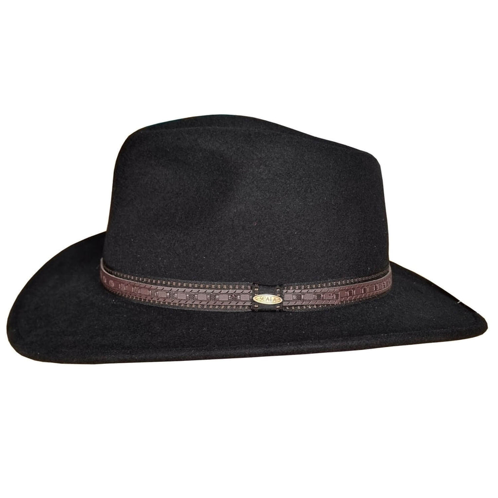 The Winchester – Black Wool Felt Cowboy Hat