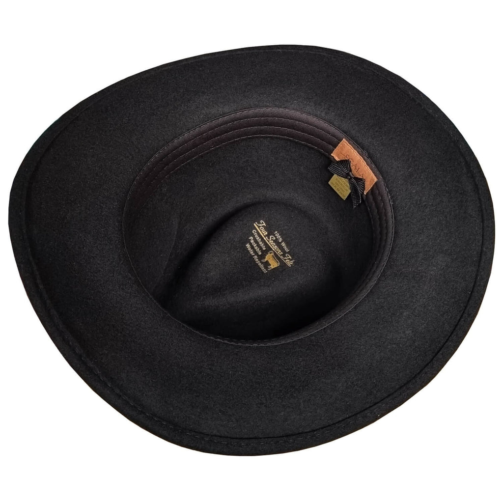 The Winchester – Black Wool Felt Cowboy Hat