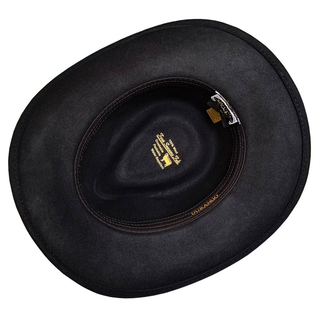 The Redstone – Black Felt Cowboy Hat