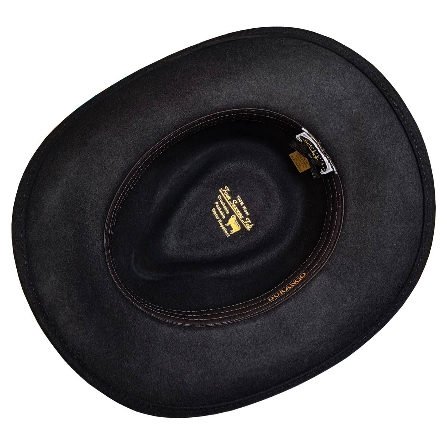 The Redstone – Black Felt Cowboy Hat
