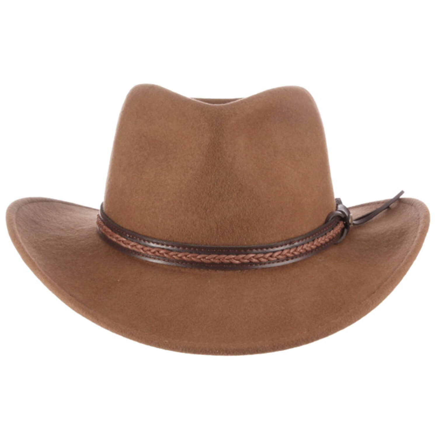 The Boone – Pecan Wool Felt Cowboy Hat