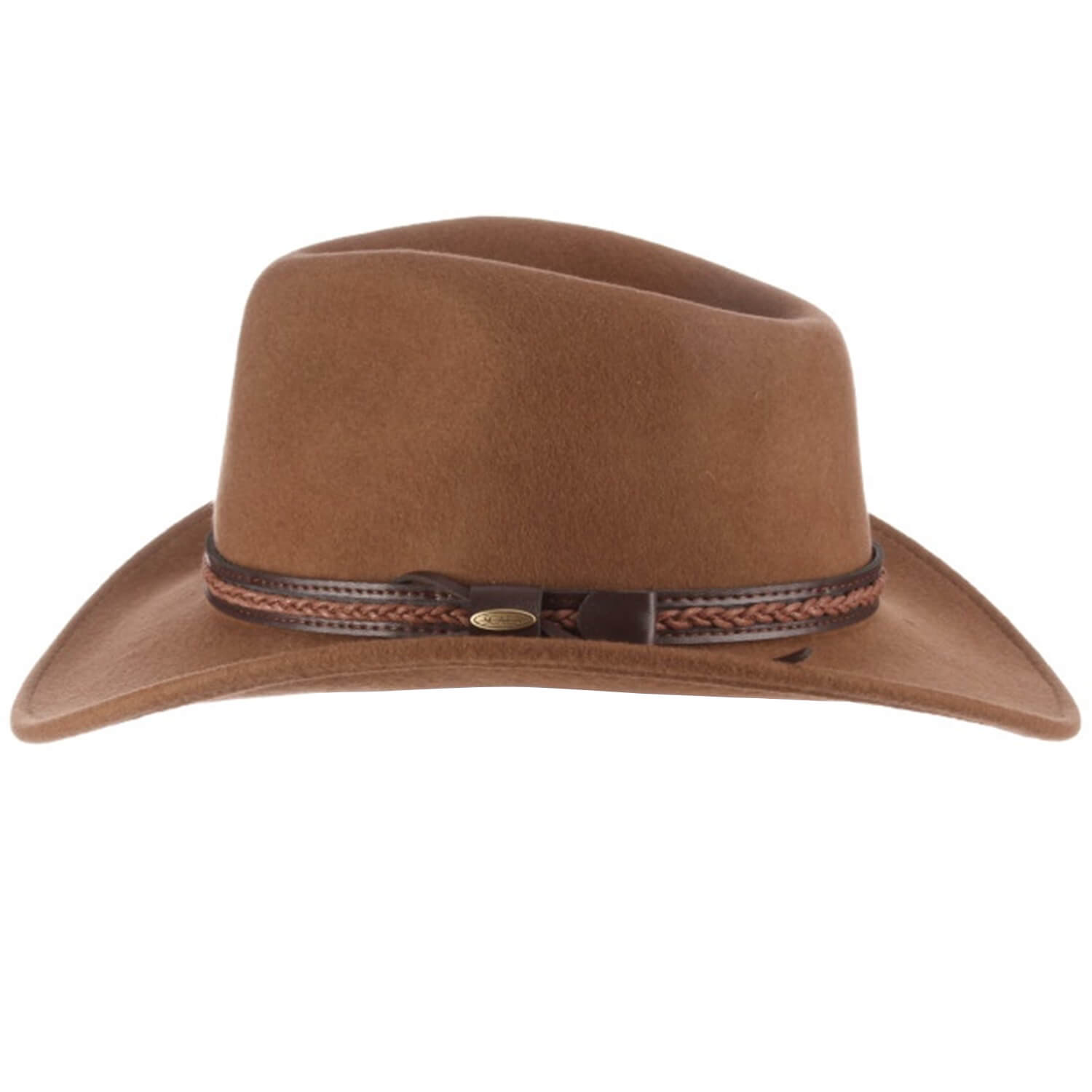 The Boone – Pecan Wool Felt Cowboy Hat