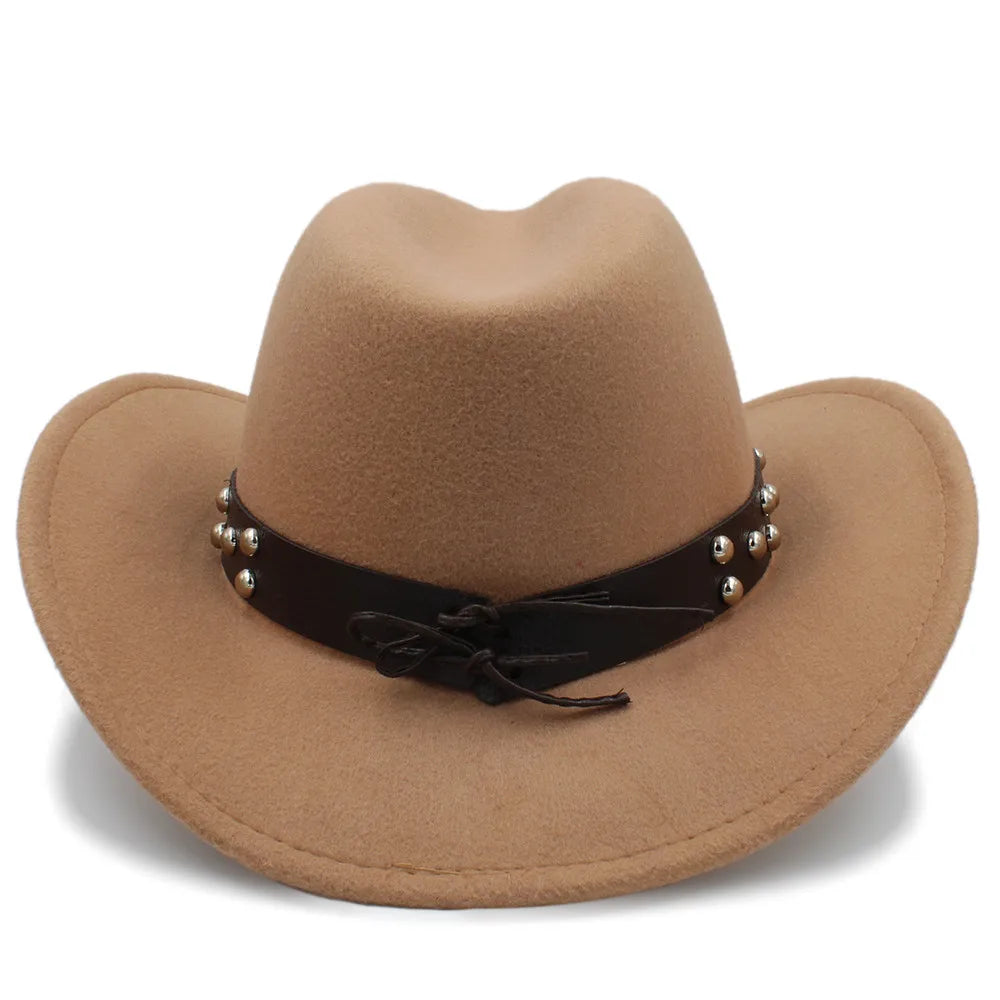 The Rattlesnake – Skull Band Wool Cowboy Hat