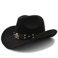 The Rattlesnake – Skull Band Wool Cowboy Hat