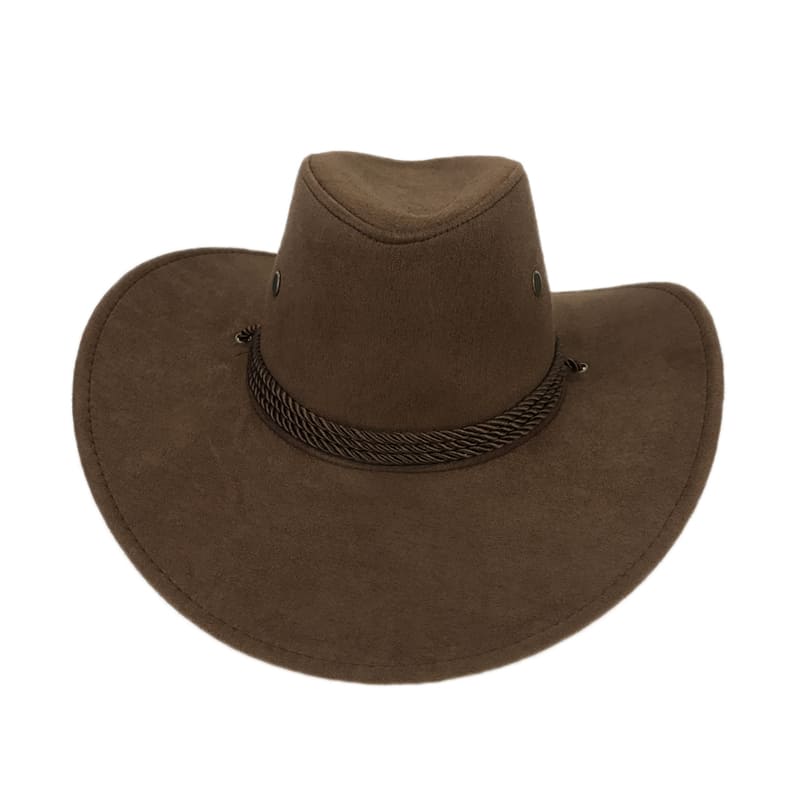The Granger – Dark Brown Braided Cowboy Hat
