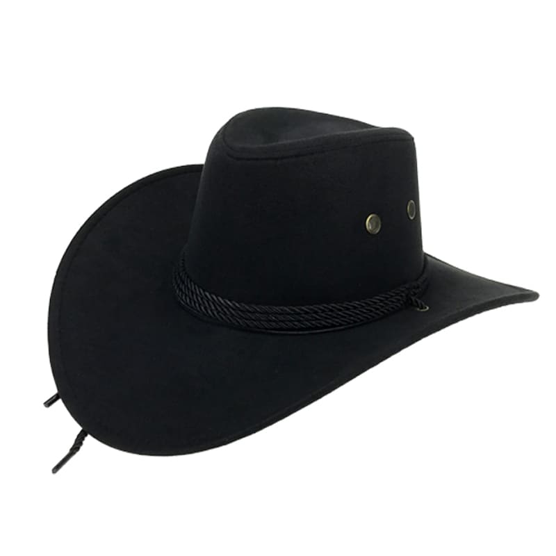 The Granger – Dark Brown Braided Cowboy Hat
