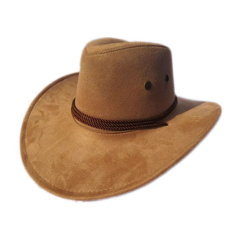 The Granger – Dark Brown Braided Cowboy Hat