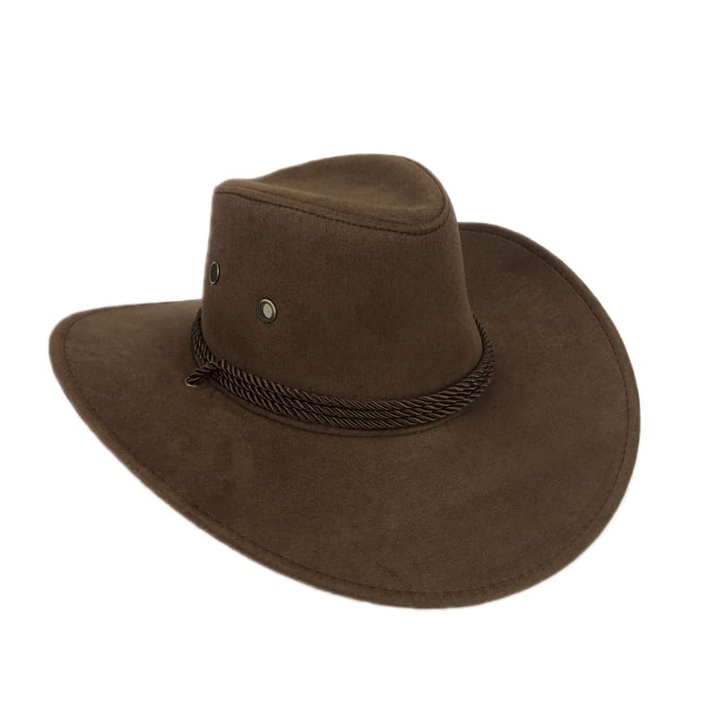 The Granger – Dark Brown Braided Cowboy Hat