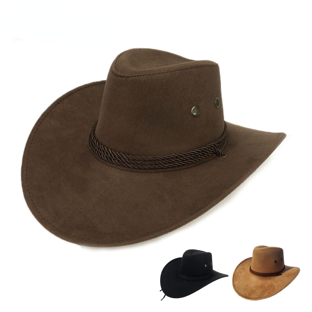 The Granger – Dark Brown Braided Cowboy Hat