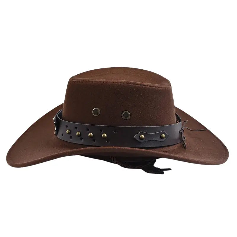 The Wichita – Studded Band Suede Cowboy Hat