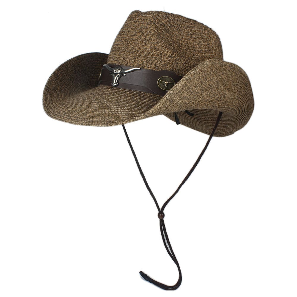 The Brazos – Brown Straw Cowboy Hat