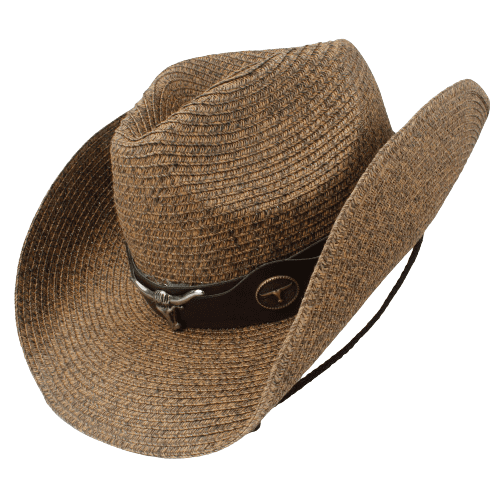 The Brazos – Brown Straw Cowboy Hat