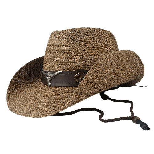 The Brazos – Brown Straw Cowboy Hat