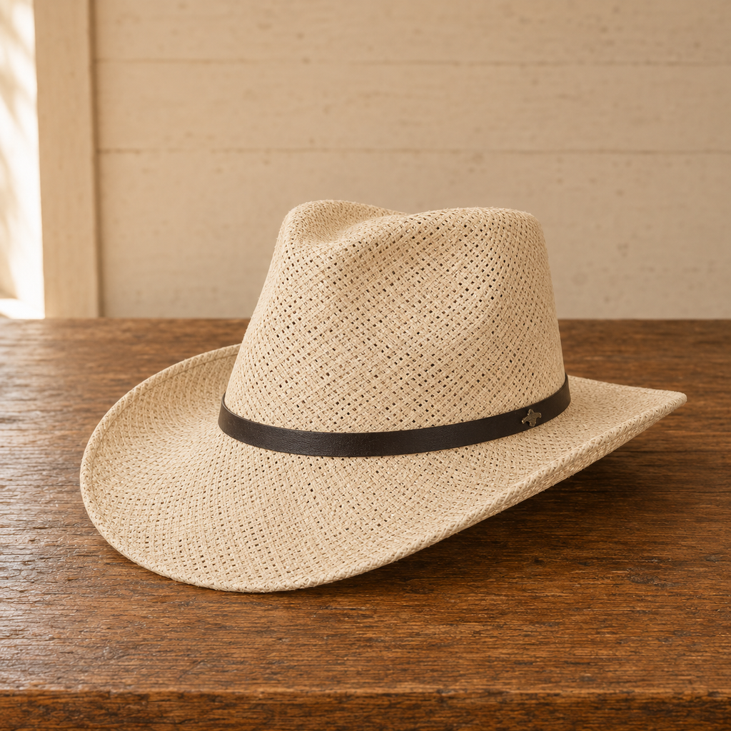 The Carson – Natural Raffia Outback Hat
