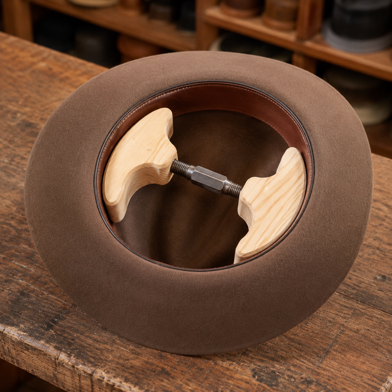 Wooden Hat Retainer