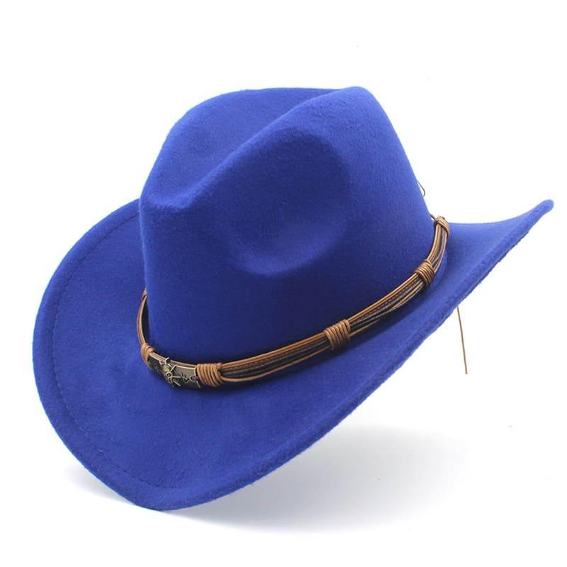 The Livingston – Black Wool Braided Band Cowboy Hat