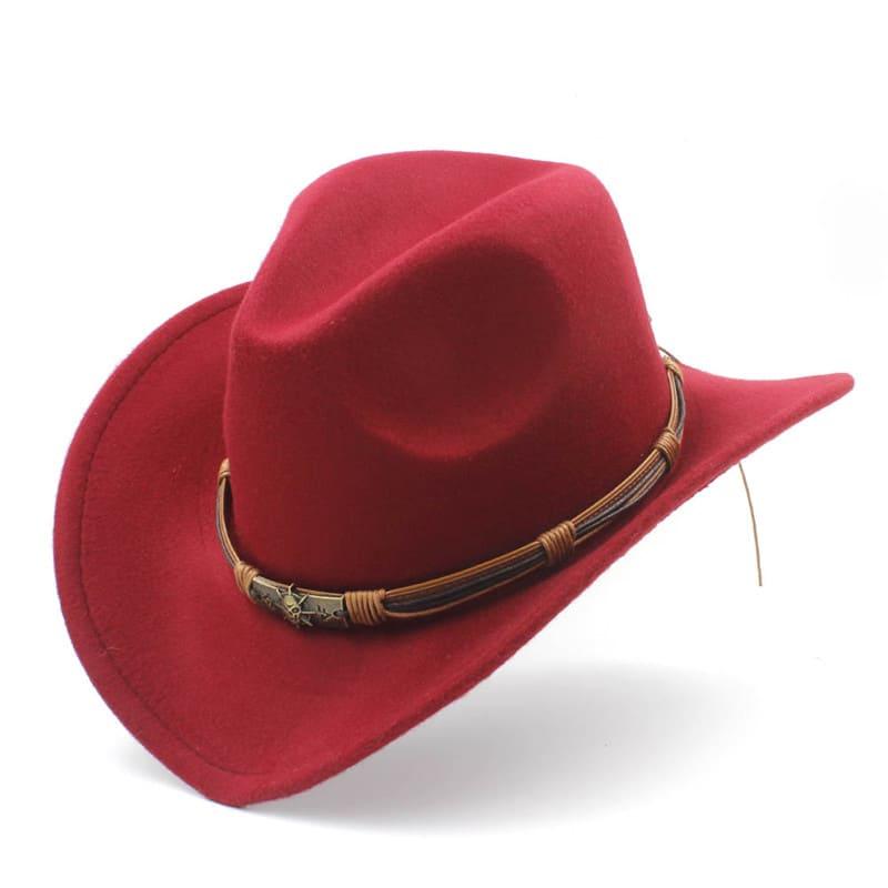 The Livingston – Black Wool Braided Band Cowboy Hat