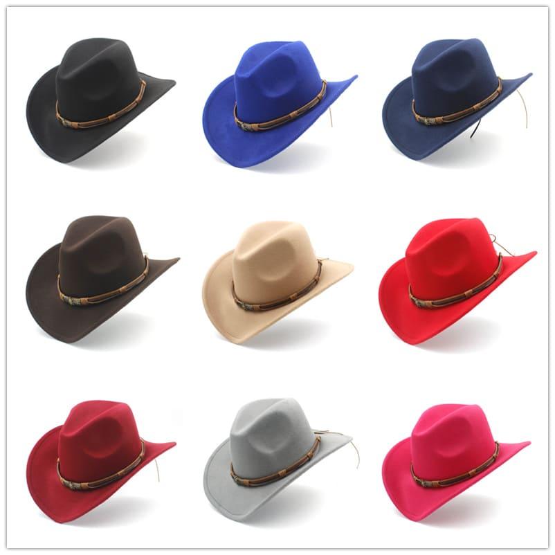 The Livingston – Black Wool Braided Band Cowboy Hat