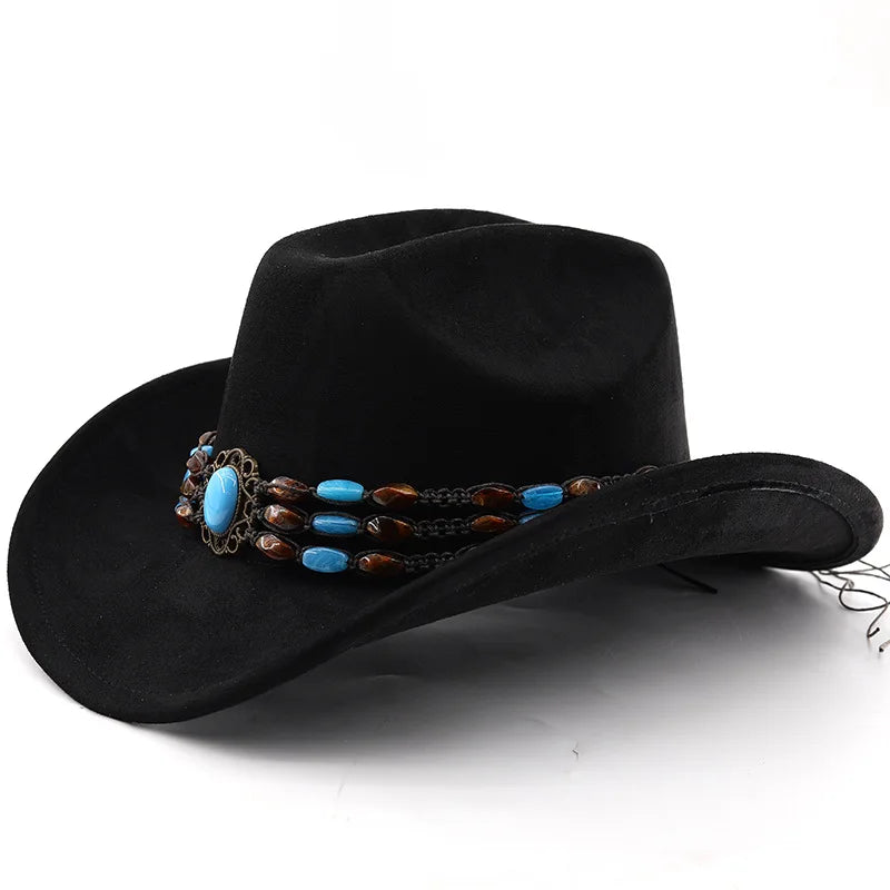 The Durango – Turquoise Beaded Cowboy Hat