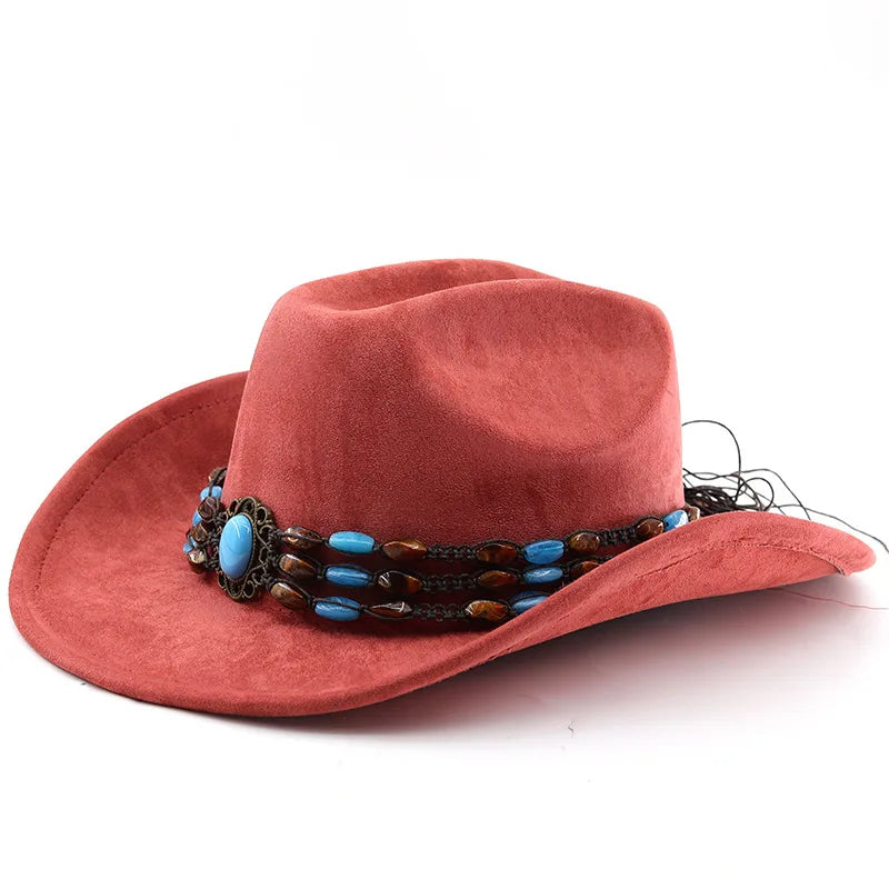 The Durango – Turquoise Beaded Cowboy Hat
