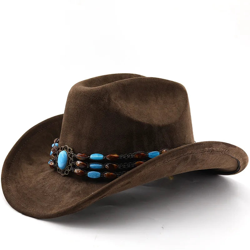 The Durango – Turquoise Beaded Cowboy Hat