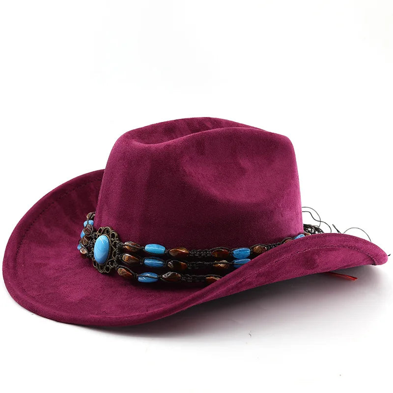 The Durango – Turquoise Beaded Cowboy Hat