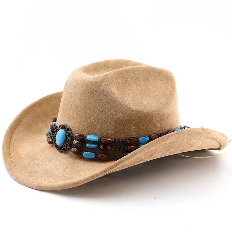 The Durango – Turquoise Beaded Cowboy Hat