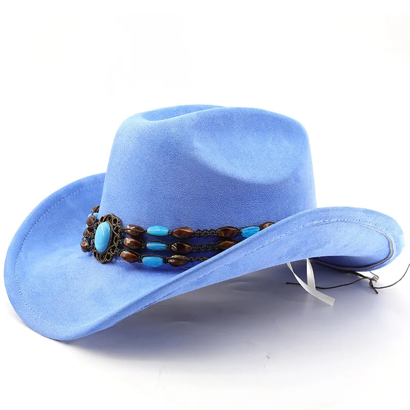 The Durango – Turquoise Beaded Cowboy Hat