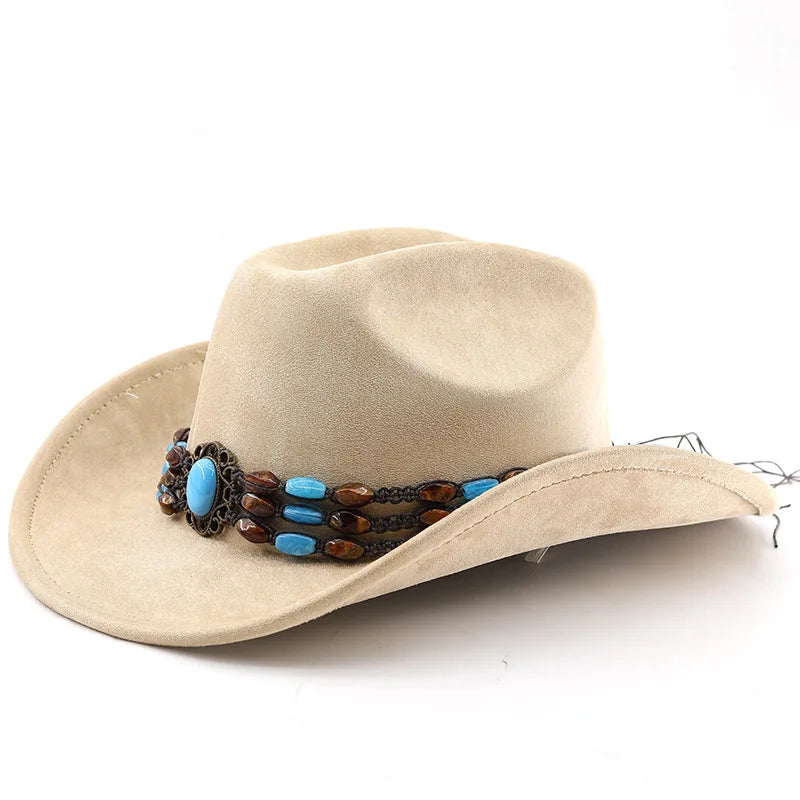 The Durango – Turquoise Beaded Cowboy Hat