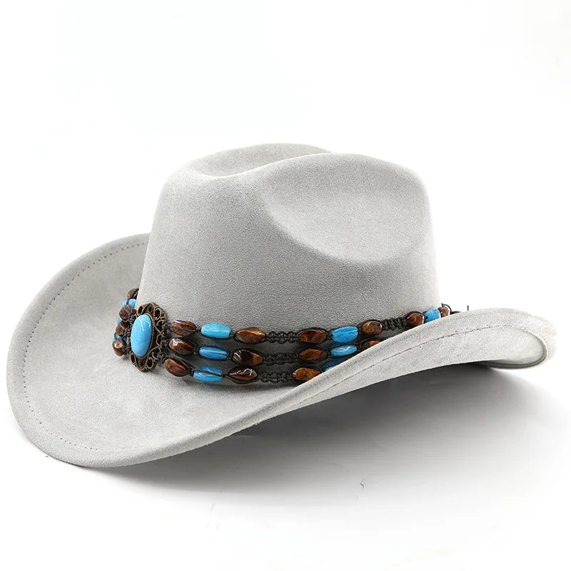 The Durango – Turquoise Beaded Cowboy Hat