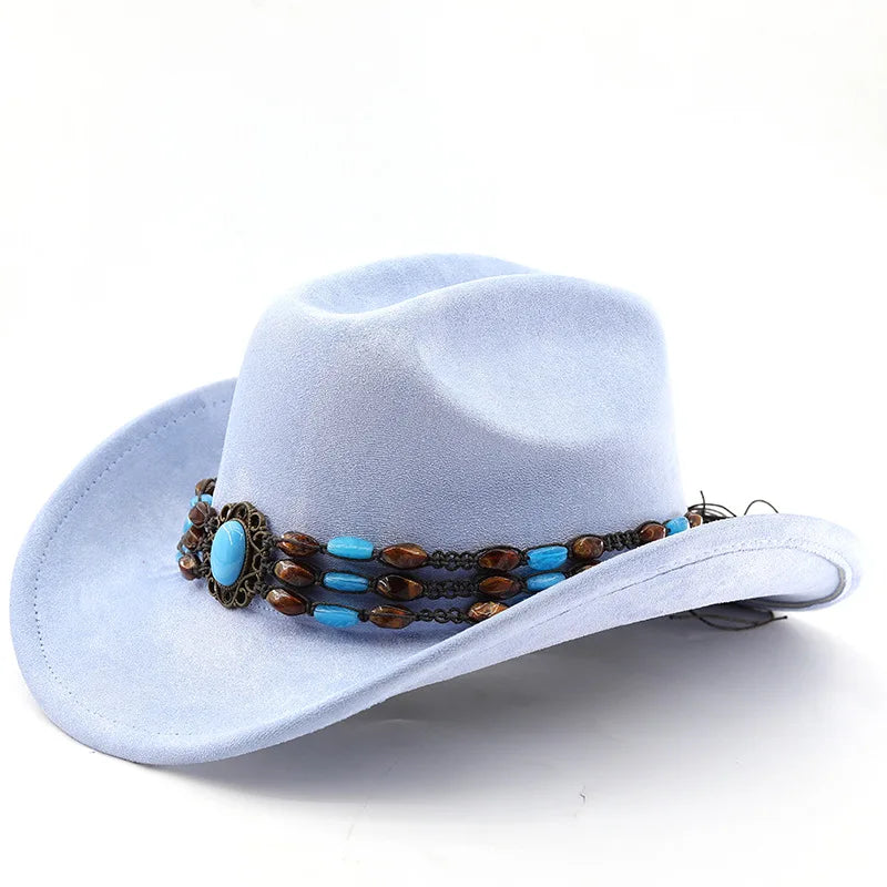 The Durango – Turquoise Beaded Cowboy Hat