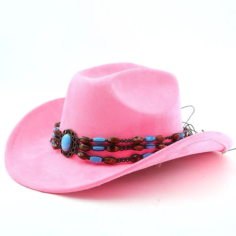 The Durango – Turquoise Beaded Cowboy Hat