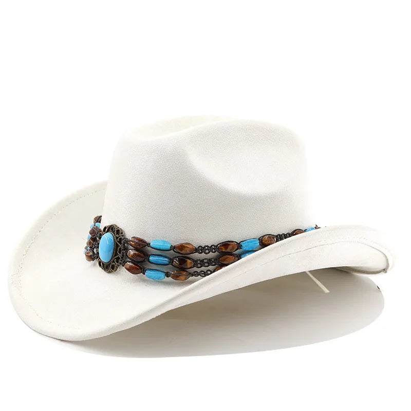 The Durango – Turquoise Beaded Cowboy Hat