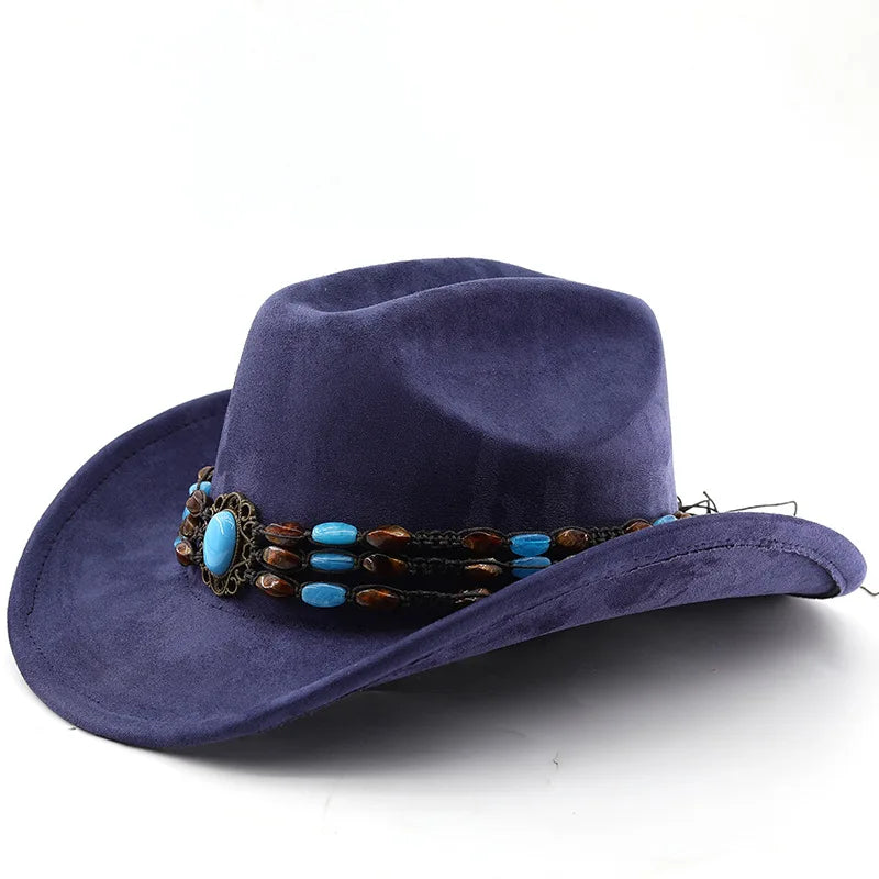 The Durango – Turquoise Beaded Cowboy Hat