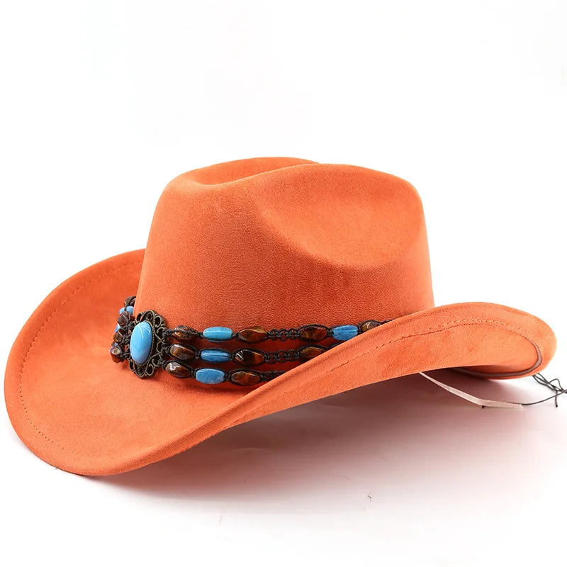 The Durango – Turquoise Beaded Cowboy Hat