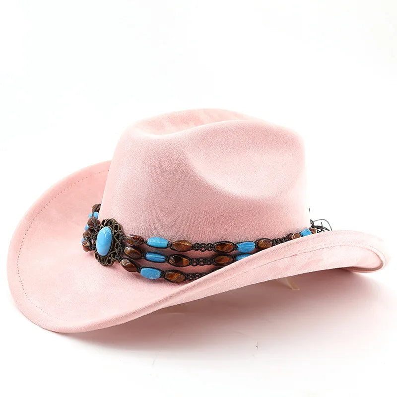 The Durango – Turquoise Beaded Cowboy Hat