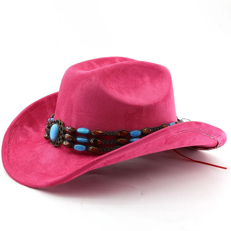 The Durango – Turquoise Beaded Cowboy Hat