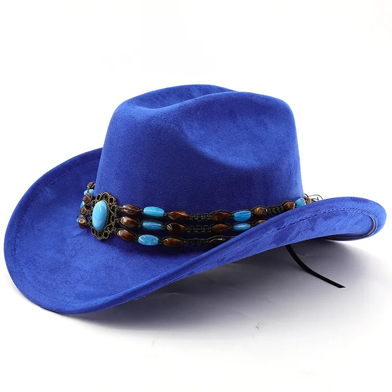 The Durango – Turquoise Beaded Cowboy Hat