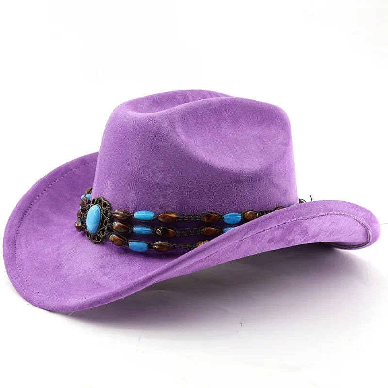 The Durango – Turquoise Beaded Cowboy Hat