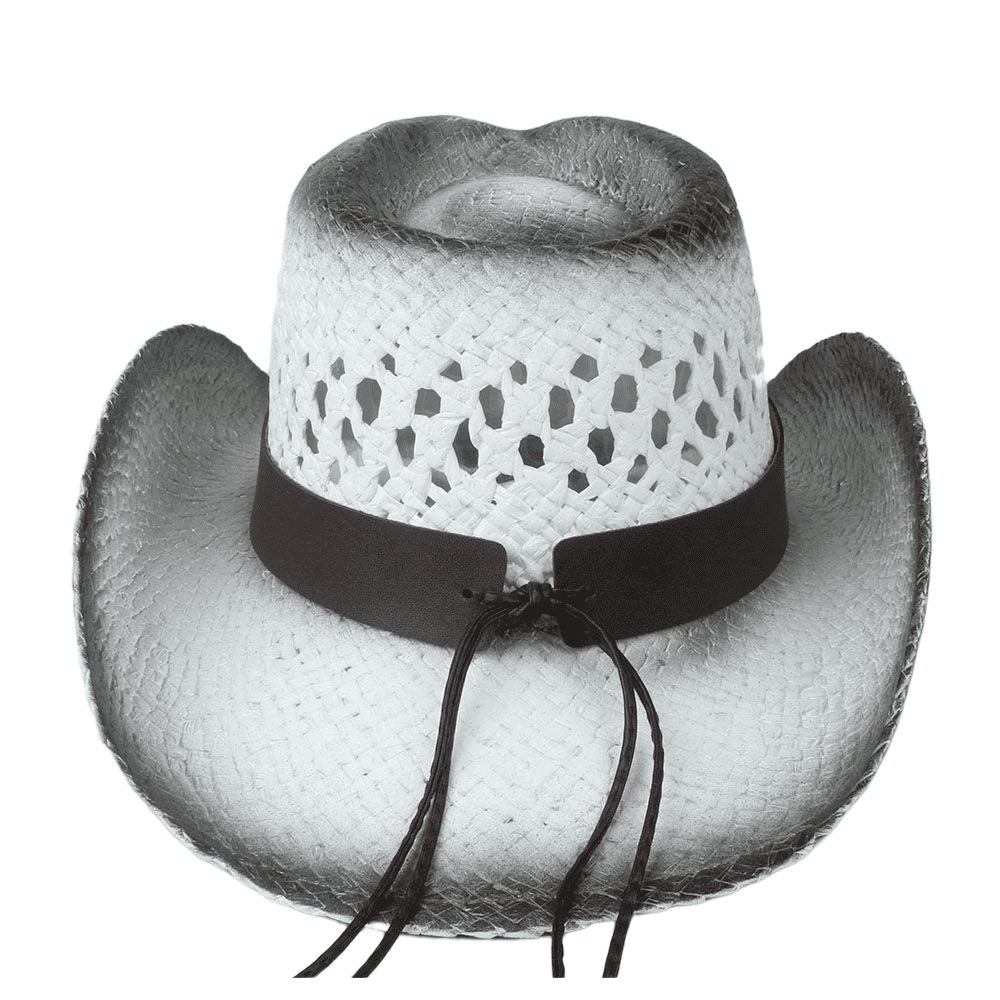 The Prescott – White Ventilated Straw Cowboy Hat